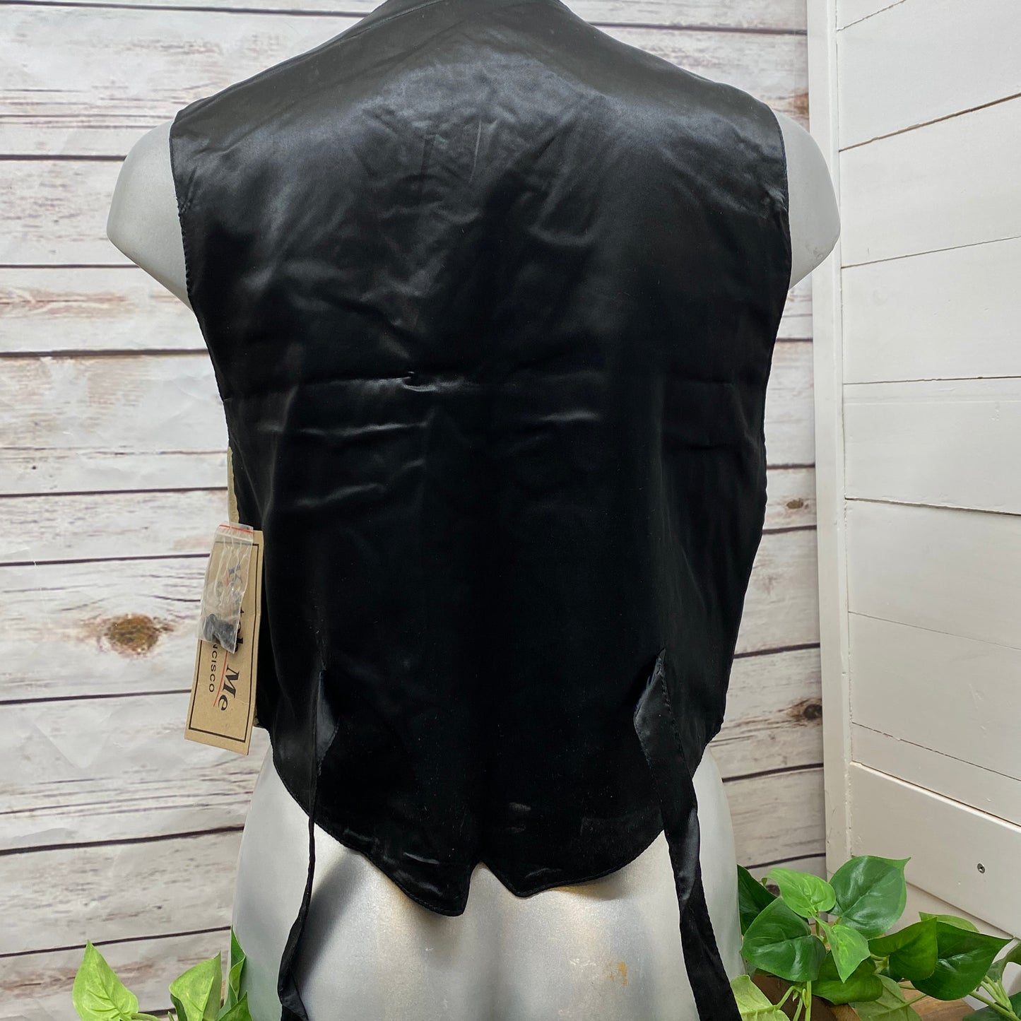 Unisex Vintage Suede Leather Western Rancher Vest - Style A