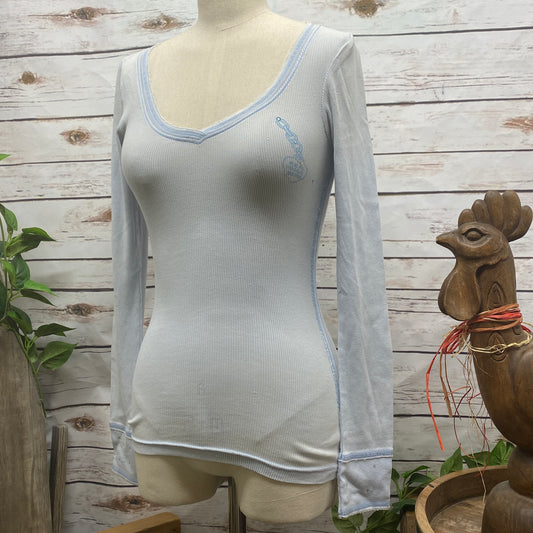 Long Sleeve Thermal Bitchology Shirt - Blue